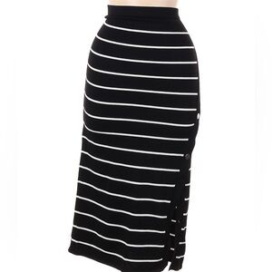 Retrology Striped Sweater Skirt